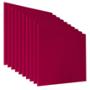 PANEL DE ACRÍLICO ROJO 40 X 40 CM PARA DECORACIÓN RESISTENTE 10 PIEZAS