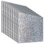 PANEL DE ACRÍLICO 40 X 40 CM PARA DECORACIÓN RESISTENTE PLATA 10 PIEZAS