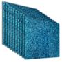 PANEL DE ACRÍLICO 40 X 40 CM PARA DECORACIÓN RESISTENTE AZUL DE 10 PIEZAS