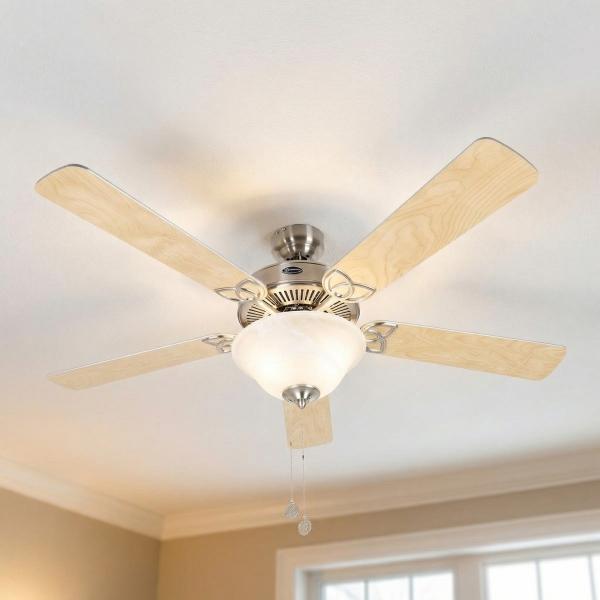 VENTILADOR DE TECHO VINTAGE 52" NÍQUEL