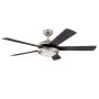 VENTILADOR DE TECHO COMET 52" NÍQUEL