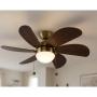 VENTILADOR DE TECHO TURBO SWIRL 30" LATÓN ANTIGUO