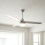 VENTILADOR DE TECHO INDUSTRIAL TYPHOON 56" NÍQUEL