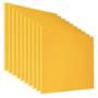PANEL DE ACRÍLICO AMARILLO 40 X 40 CM PARA DECORACIÓN RESISTENTE AMARILLO 10 PIEZAS