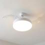 VENTILADOR DE TECHO BOREALIS III 42" LED INTEGRADO BLANCO ASPAS RETRÁCTILES C/CONTROL REMOTO