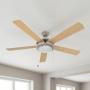 VENTILADOR DE TECHO COMET 52" ESTAÑO CEPILLADO