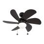 VENTILADOR DE TECHO TURBO SWIRL 30" NEGRO