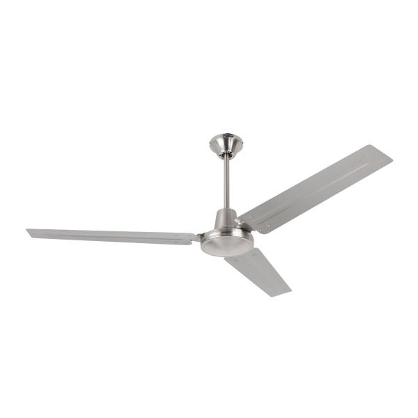 VENTILADOR DE TECHO INDUSTRIAL 56" NÍQUEL