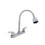 LLAVE PARA FREGADERO DUOMANDO CROMO PICO FLEXIBLE 8" AHORRO DE AGUA