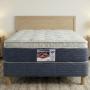 COLCHÓN KING SIZE WELLNESS EURO PILLOW TOP DE RESORTES MEDIA HIPOALERGÉNICO 33 CM