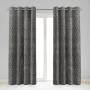 CORTINA JACQUARD BILLIE GRIS 134 X 213 CM
