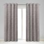 CORTINA JACQUARD SARNI GRIS 134 X 213 CM