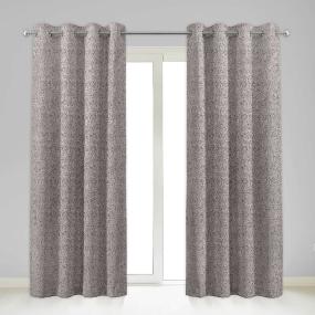 CORTINA JACQUARD SARNI GRIS 134 X 213 CM