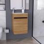 MUEBLE PARA BAÑO DE PISO ALUVIA 16" FRESNO AGLOMERADO CON LAVABO