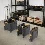 CARRITO PLEGABLE BUNKER TOUGH 49 LITROS NEGRO USO RUDO