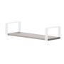 REPISA STRONG HOLD CUBO SOPORTA HASTA 60 KG 20 X 60 CM ACERO BLANCO GINGER