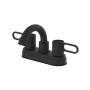 LLAVE PARA LAVABO DUOMANDO NEGRO MATE CON CUELLO GIRATORIO 360
