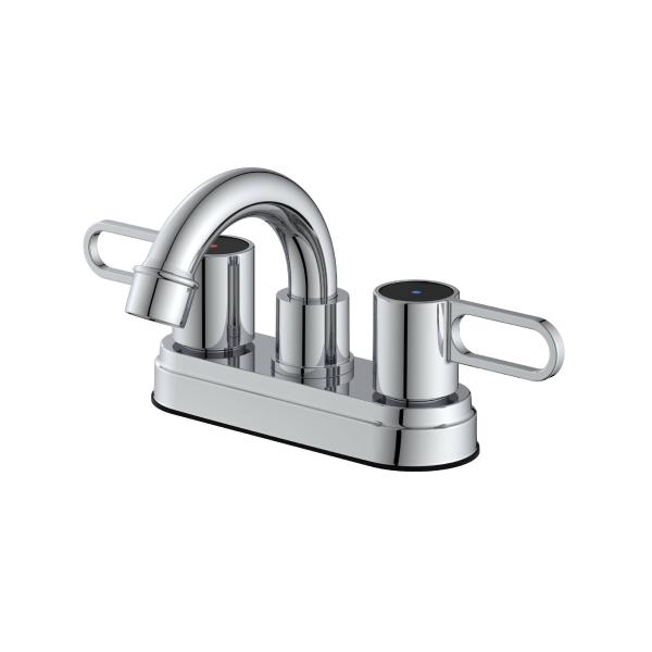 LLAVE PARA LAVABO DUOMANDO CROMO NOVA CON CUELLO GIRATORIO