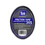 CINTA AISLANTE PARA CABLES ELÉCTRICOS DE TELA FRICCIÓN 18 MM X 20 M NEGRO 1 PIEZA