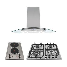 PARRILLA HIBRIDA 90 CM ENCENDIDO ELECTRONICO GRIS