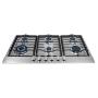 PARRILLA GAS 90 CM EMPOTRABLE GRIS