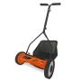 PODADORA MANUAL DE 16" PARA JARDÍN PEQUEÑO