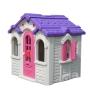 Casita de Juegos Infantil Rosa para Jardín y Exterior