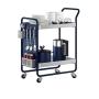 CARRITO ORGANIZADOR DE COCINA CON 2 NIVELES Y RUEDAS METAL 40 X 58 X 83 CM