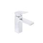 LLAVE PARA LAVABO MONOMANDO CROMO CENTERSET DE LATON SOLIDO