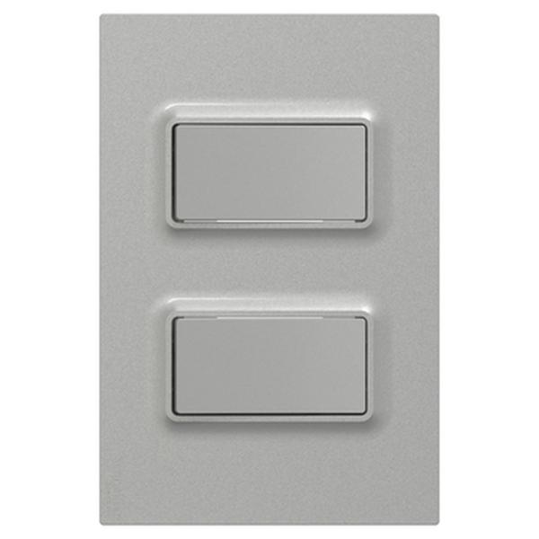 INTERRUPTOR SENCILLO 10AX 250V COLOR ALUMINIO