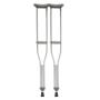 Muletas ReActiv de Aluminio con Ajuste Telescópico, Tam. Mediana, Color Gris