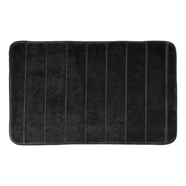 TAPETE PARA BAÑO YALA POLIÉSTER 50X80 CM GRIS ANTIDERRAPANTE