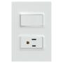 INTERRUPTOR SIM 10AX +TOM US 2P+T 15A COLOR BLANCO