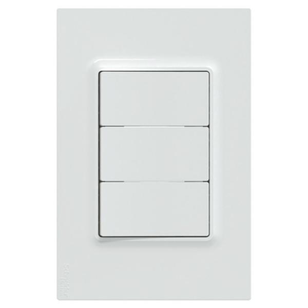INTERRUPTOR SENCILLO 10AX 250V PLACA COLOR BLANCO