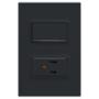 INTERRUPTOR SIM 10AX +TOM US 2P+T 15A COLOR NEGRO