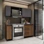 MUEBLE DE COCINA 3 MÓDULOS 89 X 182 X 61.5 CM MELAMINA ONIX GALES