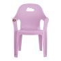 SILLA DE JARDÍN APILABLE NUBE PLÁSTICO LILA