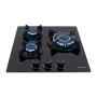 PARRILLAGAS LP Y NATURAL 45 CM ENCENDIDO ELECTRONICO NEGRO