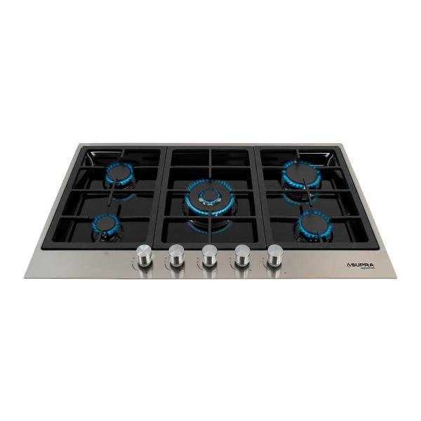 PARRILLA GAS LP/NATURAL 87 CM ENCENDIDO ELECTRONICO NEGRO