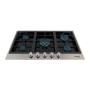 PARRILLA GAS LP/NATURAL 87 CM ENCENDIDO ELECTRONICO NEGRO