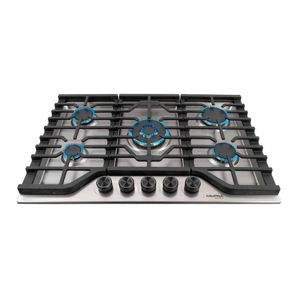 PARRILLA GAS LP 76 CM ENCENDIDO ELECTRONICO ACERO INOX