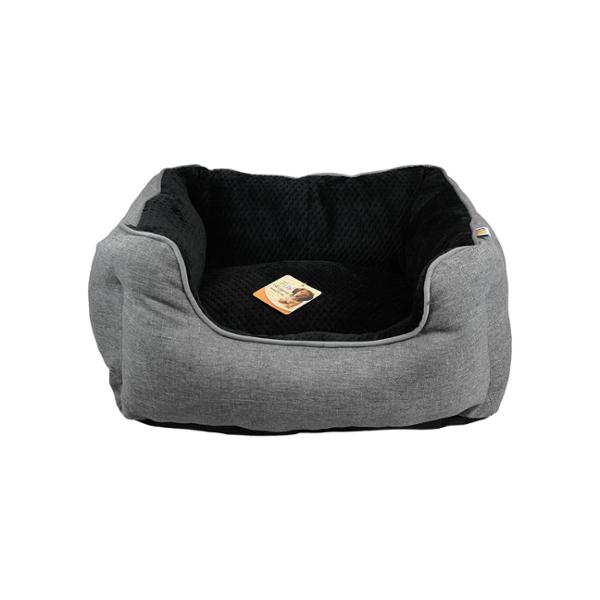 CAMA PARA MASCOTA RECTANGULAR POLIÉSTER RAZA CHICA Y MEDIANA ACOLCHADA