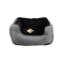 CAMA PARA MASCOTA RECTANGULAR POLIÉSTER RAZA CHICA Y MEDIANA ACOLCHADA