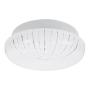 PLAFÓN ILUMINADO ENROSCABLE LED CIRCULAR 12 W BLANCO LUZ INTERCAMBIABLE INTERIOR