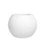 MACETA DE POLIETILENO REDONDA GRANDE BLANCA 50 CM PARA INTERIOR Y EXTERIOR