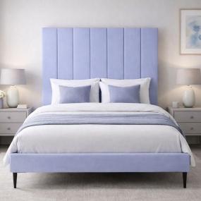 CABECERA INDIVIDUAL DICASA ARGOS LILA + BASE CAMA SLIM