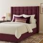 CABECERA QUEEN SIZE DICASA TITAN MORADO + BASE CAMA