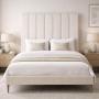 CABECERA INDIVIDUAL DICASA ARGOS BEIGE + BASE CAMA SLIM