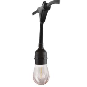SERIE DE LUCES LED TIPO GUIRNALDA 12 FOCOS 7.3 M LUZ CÁLIDA