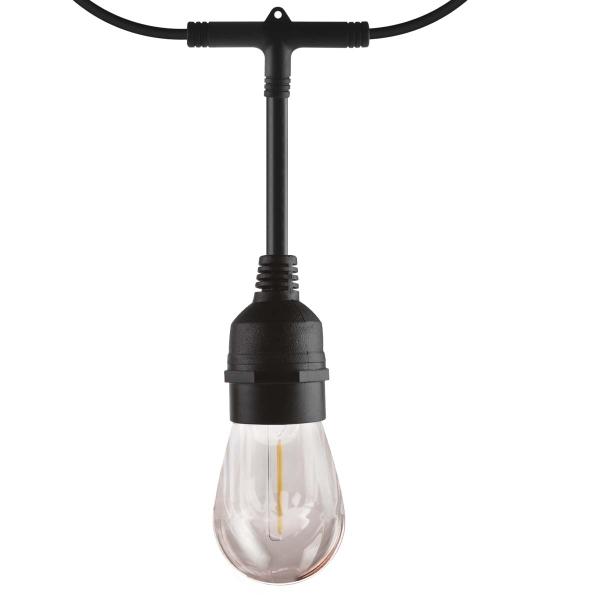 SERIE DE LUCES LED TIPO GUIRNALDA 24 FOCOS 14.6 M LUZ CALIDA